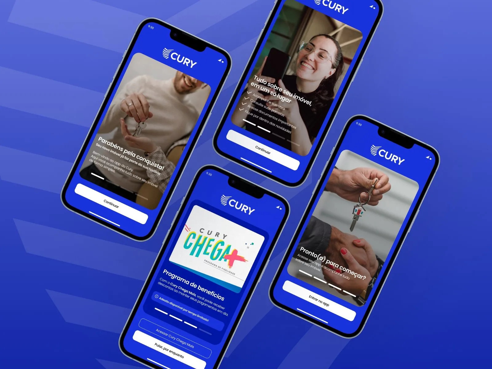 Sala de espera com checklist — Cury Cliente