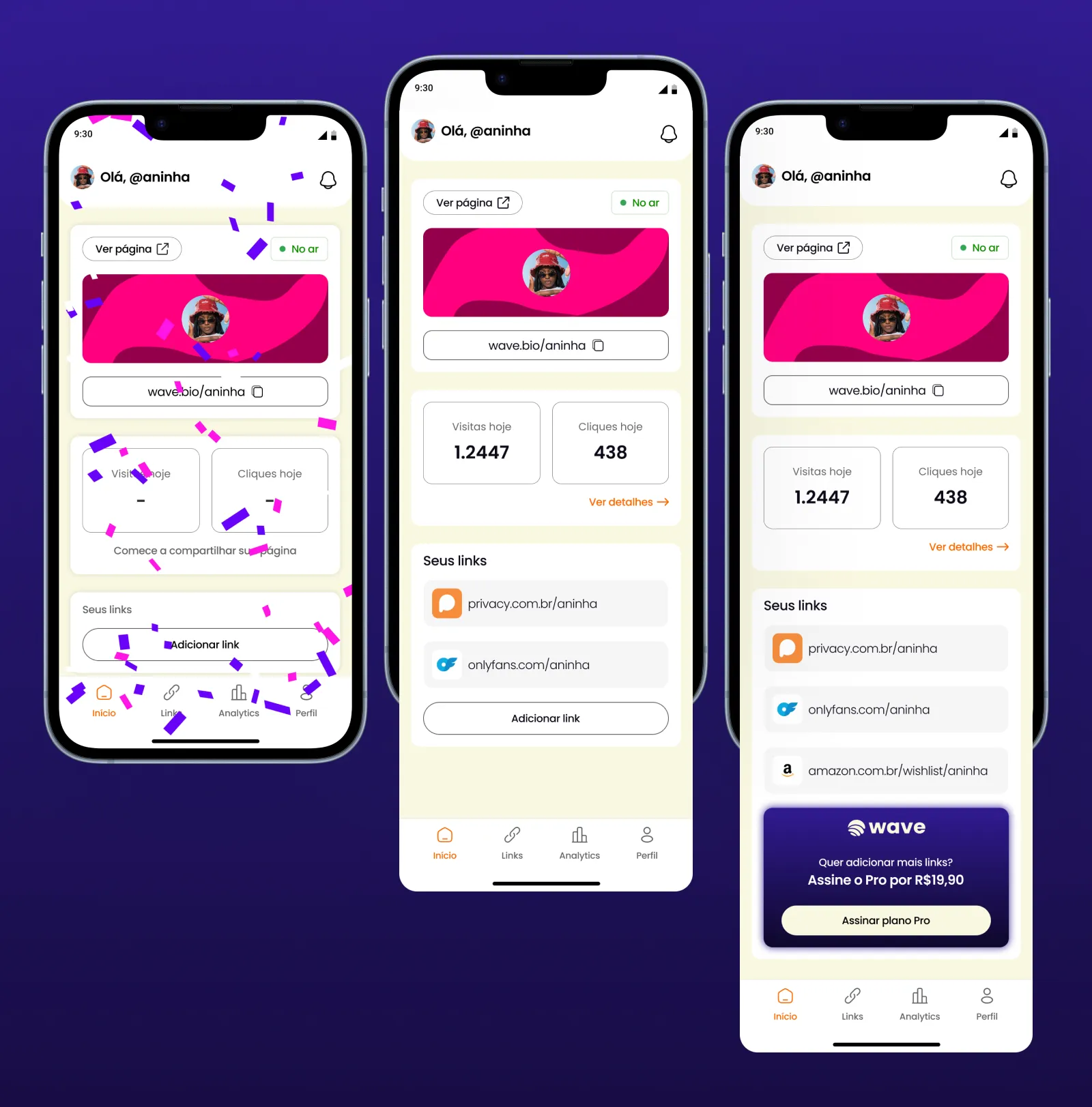 Dashboard — wave.bio